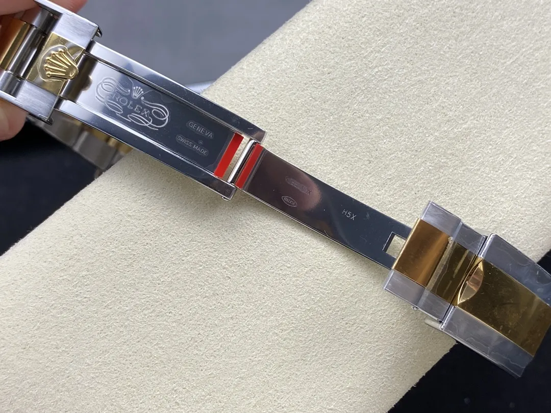VS Factory Rolex Explorer 36mm Two-Tone Yellow Gold Black "3-6-9" Dial Smooth Bezel Oyster Bracelet (124273) 1:1 Super Clone - DD3230 Movement - VS Factory Official photo 9