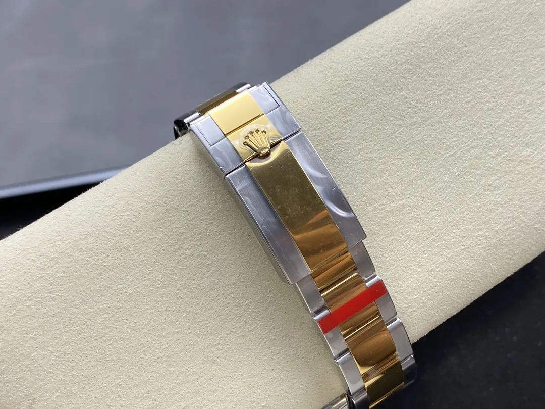 VS Factory Rolex Explorer 36mm Two-Tone Yellow Gold Black "3-6-9" Dial Smooth Bezel Oyster Bracelet (124273) 1:1 Super Clone - DD3230 Movement - VS Factory Official photo 10