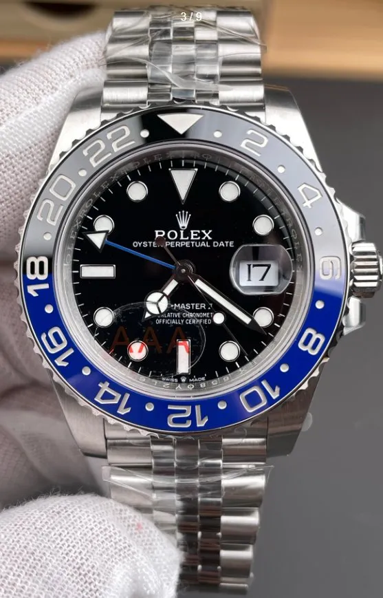 VS Factory Rolex GMT-Master II "Batgirl" Black/Blue Ceramic Bezel Jubilee Bracelet (m126710blnr-0002) 1:1 Super Clone - DD3285 Movement - VS Factory Official photo 2