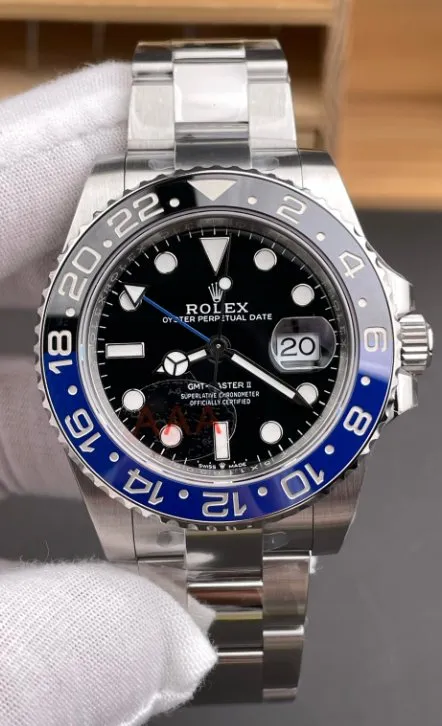 VS Factory Rolex GMT-Master II "Batman" Black/Blue Ceramic Bezel Oyster Bracelet (m126710blnr-0003) 1:1 Super Clone - DD3285 Movement - VS Factory Official photo 2