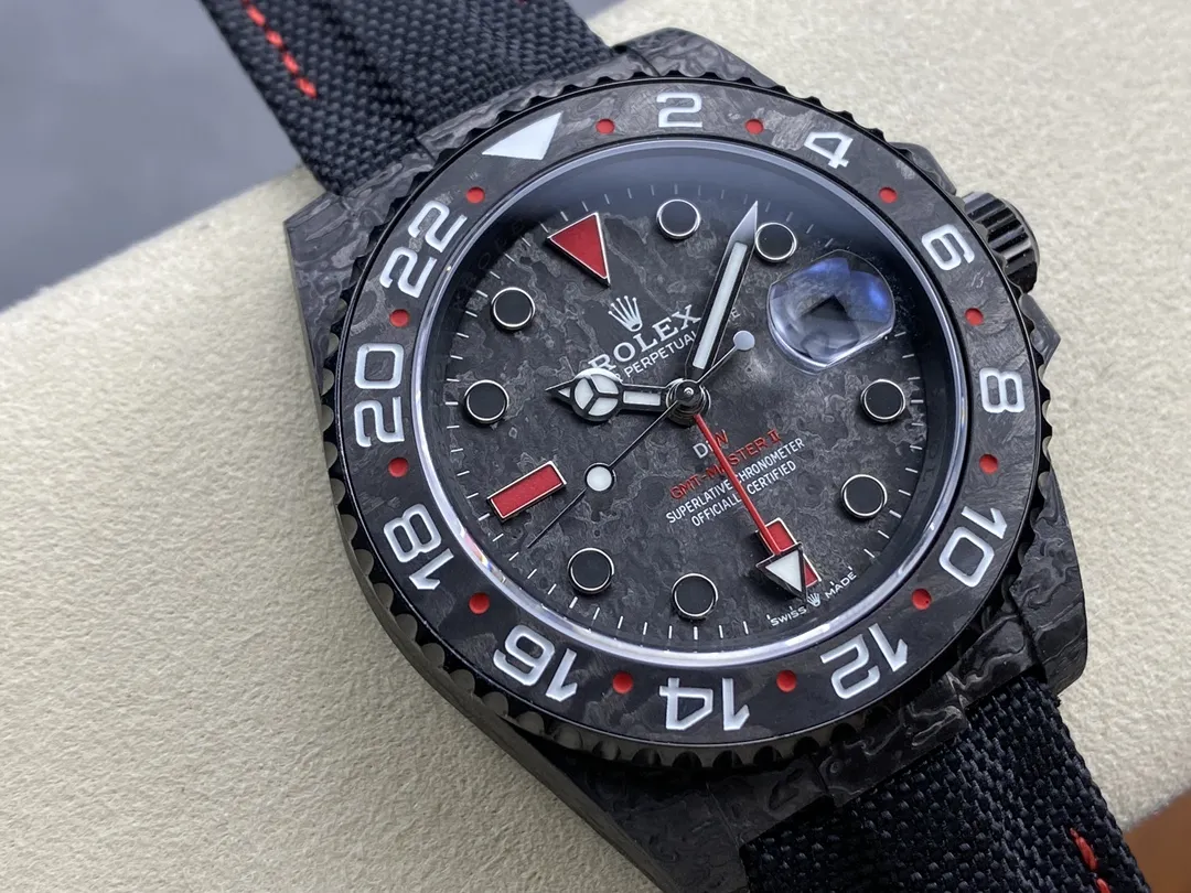 VS Factory Rolex GMT-Master II "DiW Carbon" Forged Carbon Fiber (Custom Edition) 1:1 Super Clone - DD3285 Movement - VS Factory Official photo 2