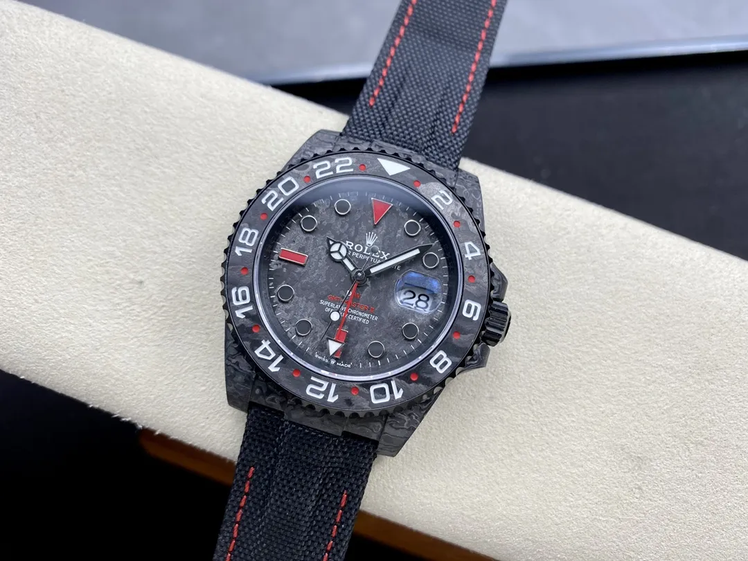 VS Factory Rolex GMT-Master II "DiW Carbon" Forged Carbon Fiber (Custom Edition) 1:1 Super Clone - DD3285 Movement - VS Factory Official photo 3