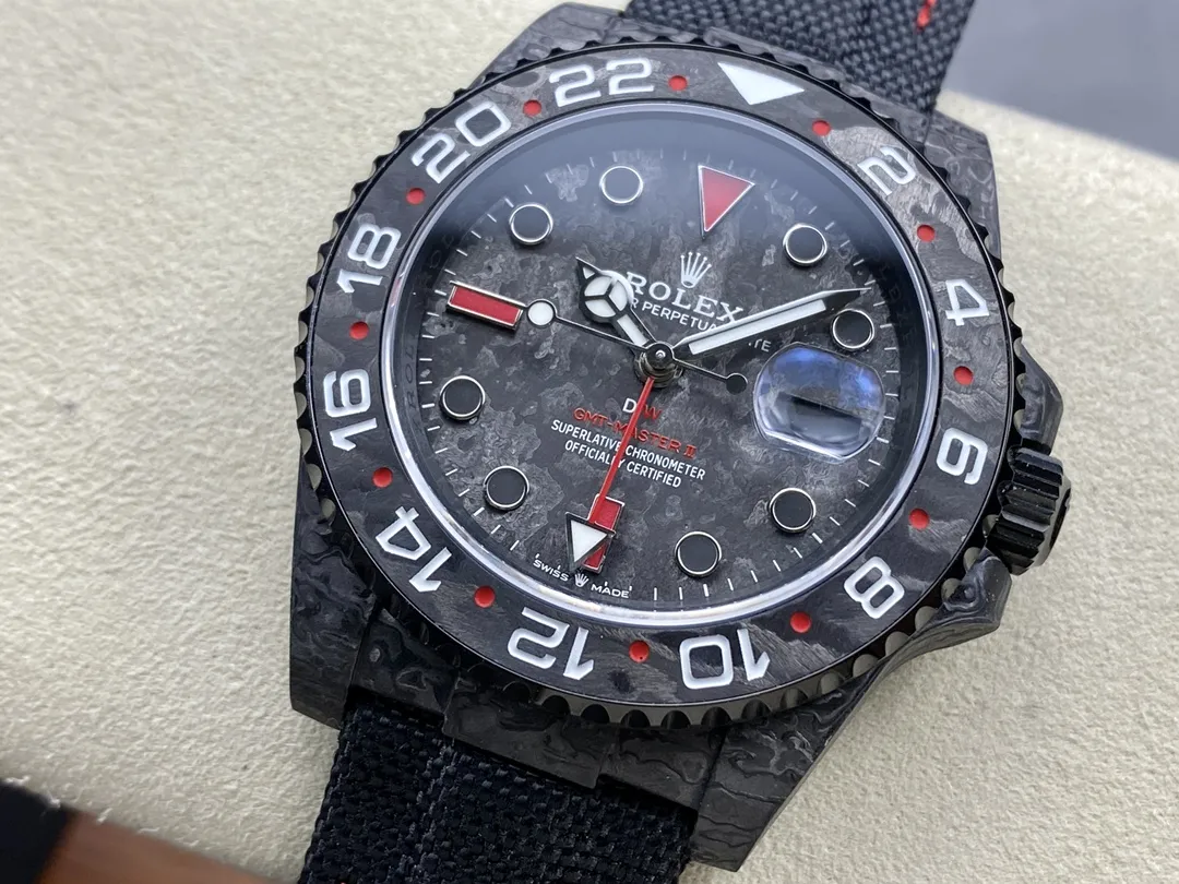 VS Factory Rolex GMT-Master II "DiW Carbon" Forged Carbon Fiber (Custom Edition) 1:1 Super Clone - DD3285 Movement - VS Factory Official photo 4