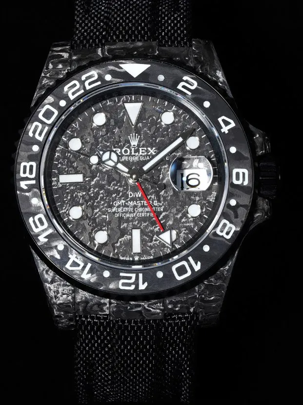 VS Factory Rolex GMT-Master II "DiW Carbon Stealth" Forged Carbon Fiber (Custom Edition) 1:1 Super Clone - DD3285 Movement - VS Factory Official