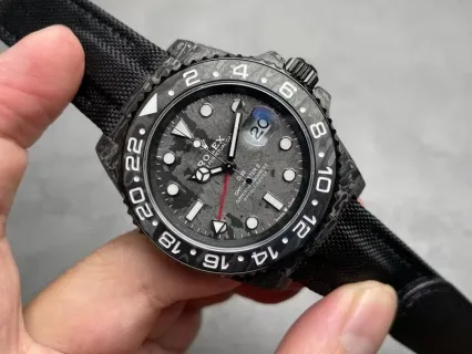 VS Factory Rolex GMT-Master II "DiW Carbon Stealth" Forged Carbon Fiber (Custom Edition) 1:1 Super Clone - DD3285 Movement - VS Factory Official photo 4