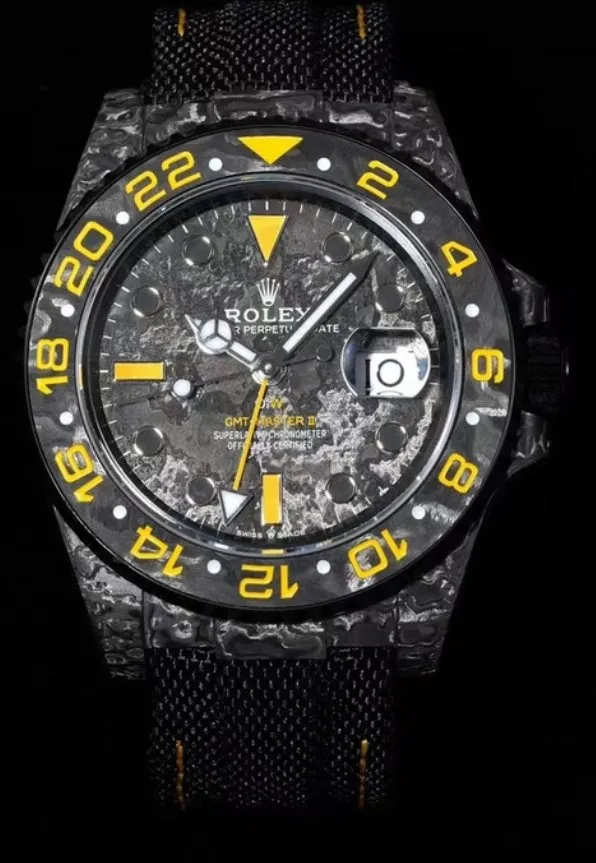 VS Factory Rolex GMT-Master II "DiW Carbon Yellow" Forged Carbon Fiber (Custom Edition) 1:1 Super Clone - DD3285 Movement - VS Factory Official