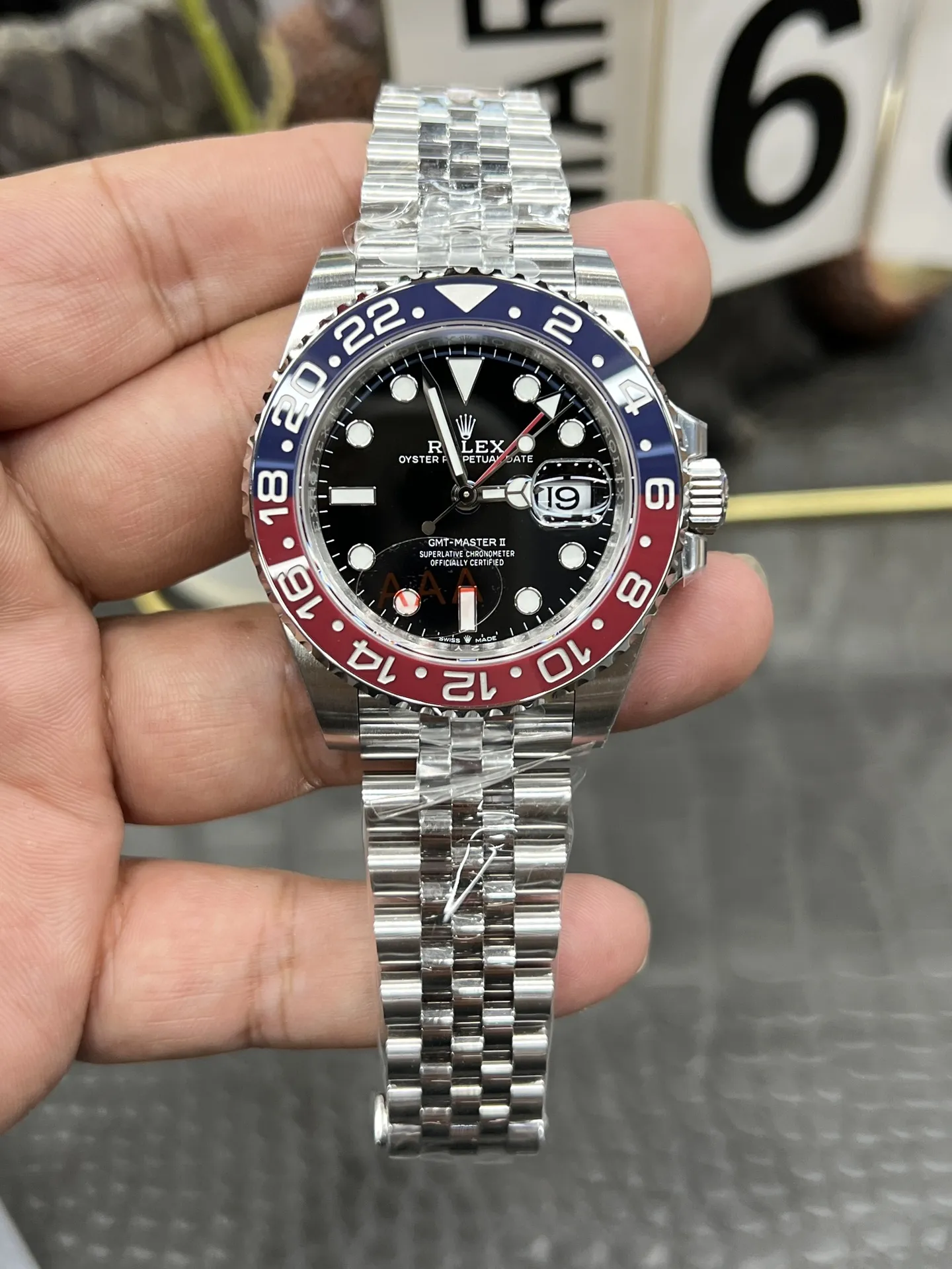 VS Factory Rolex GMT-Master II "Pepsi" Red/Blue Ceramic Bezel Jubilee Bracelet (126710blro) 1:1 Super Clone - DD3285 Movement - VS Factory Official