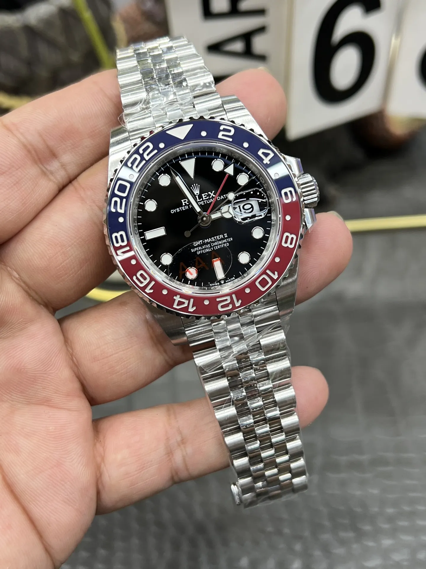 VS Factory Rolex GMT-Master II "Pepsi" Red/Blue Ceramic Bezel Jubilee Bracelet (126710blro) 1:1 Super Clone - DD3285 Movement - VS Factory Official photo 4