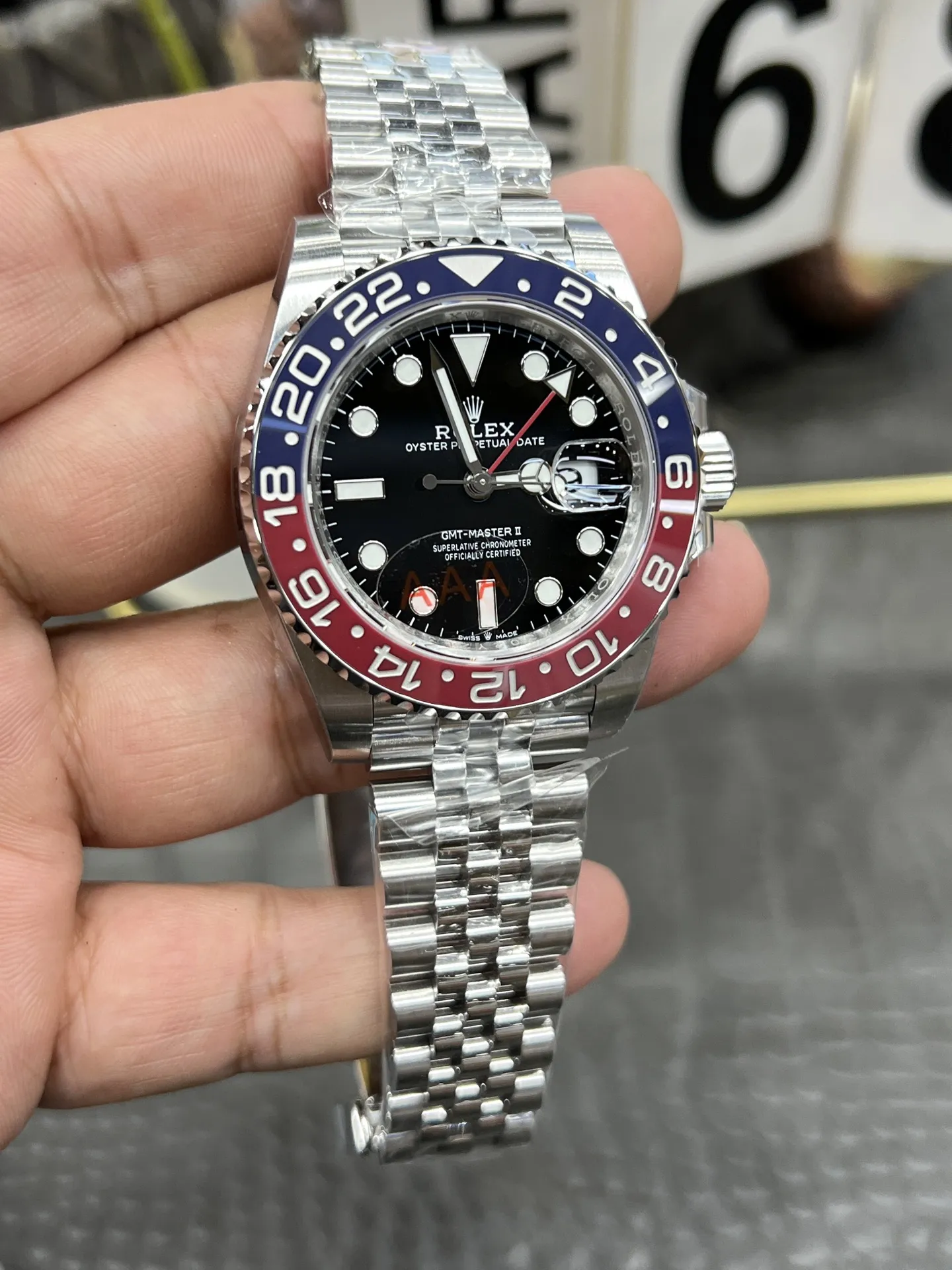 VS Factory Rolex GMT-Master II "Pepsi" Red/Blue Ceramic Bezel Jubilee Bracelet (126710blro) 1:1 Super Clone - DD3285 Movement - VS Factory Official photo 5