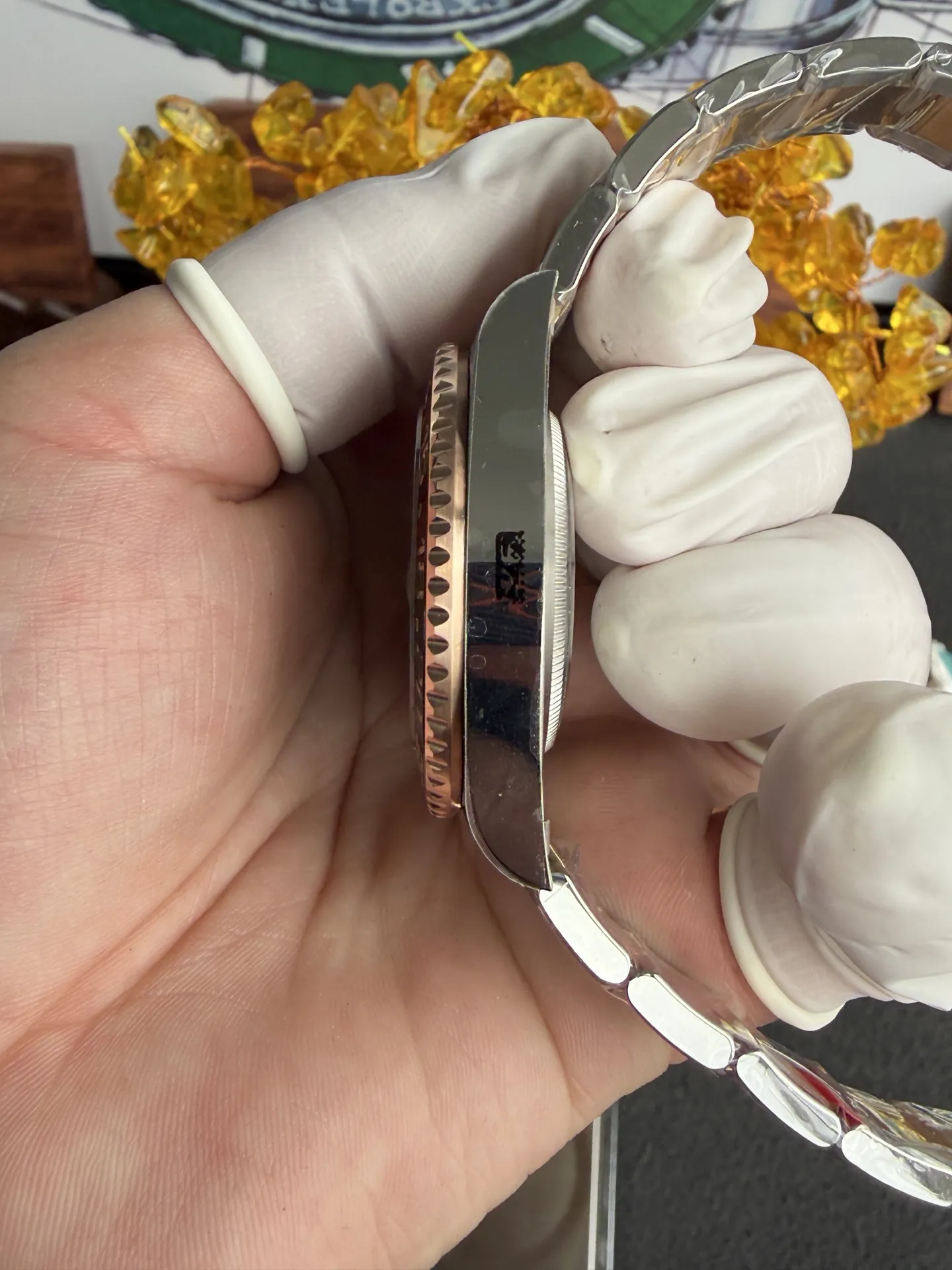 VS Factory Rolex GMT-Master II "Root Beer" Two-Tone Everose Gold Brown/Black Oyster Bracelet (126711chnr) 1:1 Super Clone - DD3285 Movement - VS Factory Official photo 6