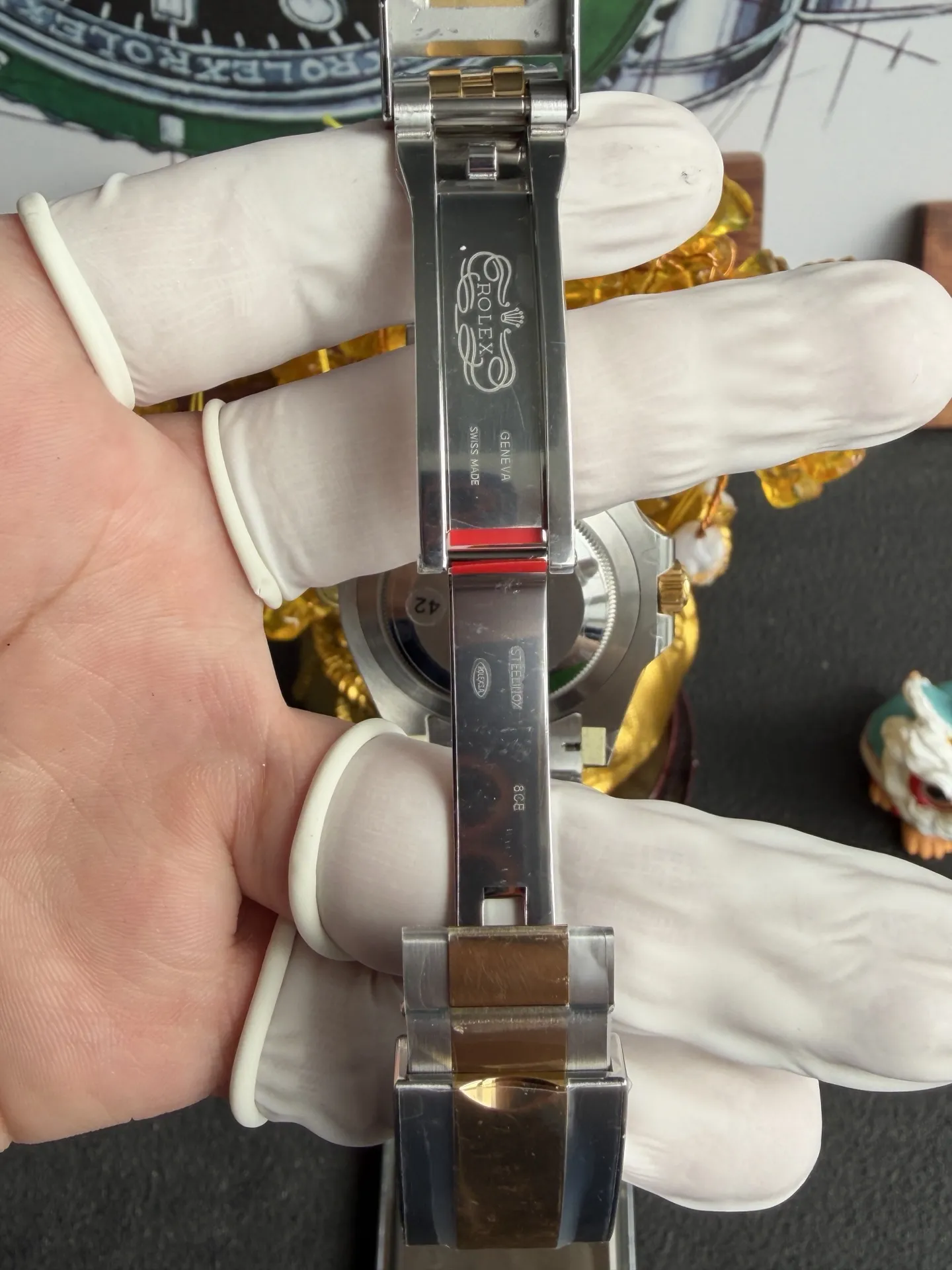 VS Factory Rolex GMT-Master II Two-Tone Yellow Gold Black/Grey Ceramic Bezel Jubilee Bracelet(126713grnr) 1:1 Super Clone - DD3285 Movement - VS Factory Official photo 11