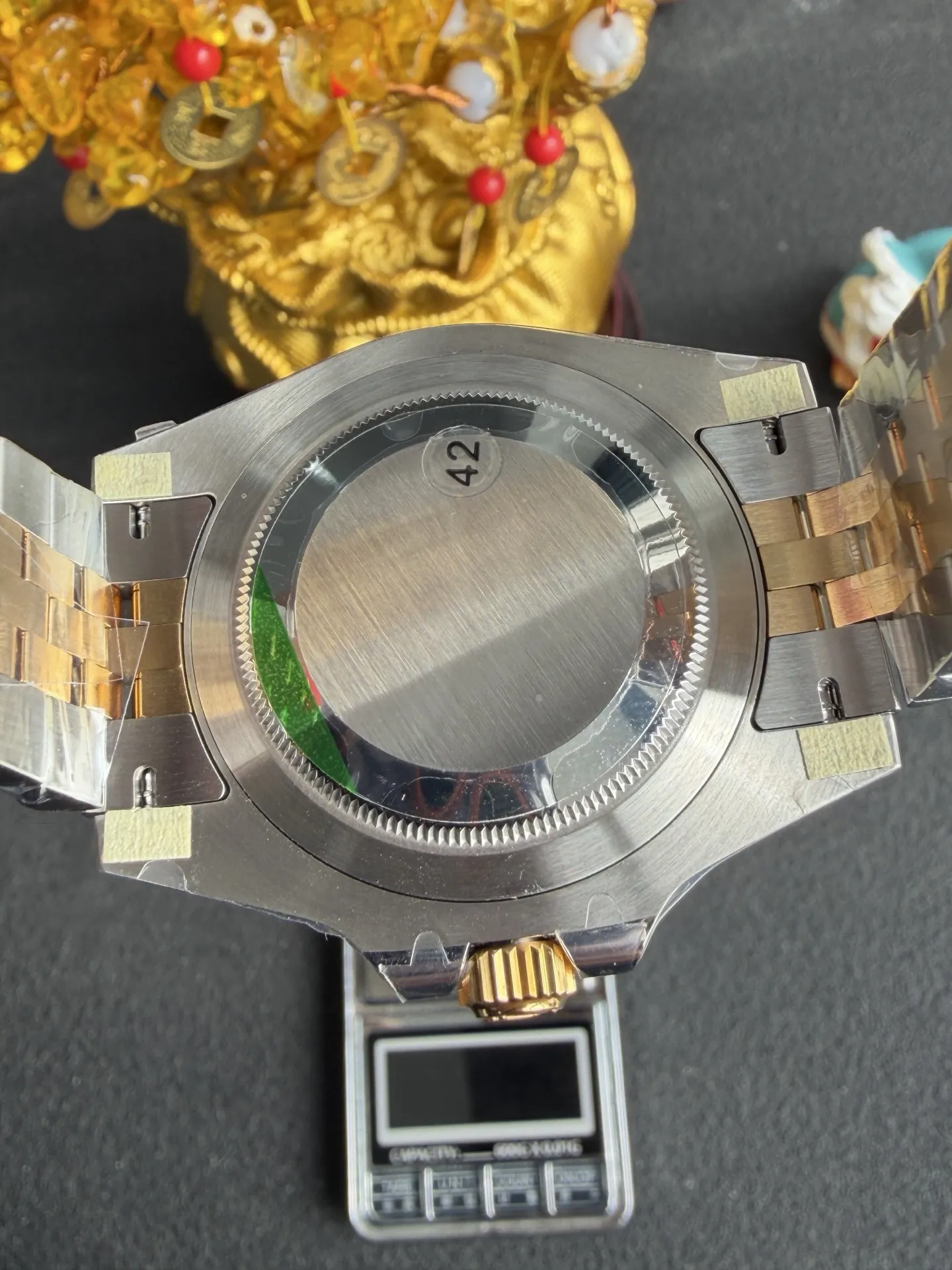 VS Factory Rolex GMT-Master II Two-Tone Yellow Gold Black/Grey Ceramic Bezel Jubilee Bracelet(126713grnr) 1:1 Super Clone - DD3285 Movement - VS Factory Official photo 12