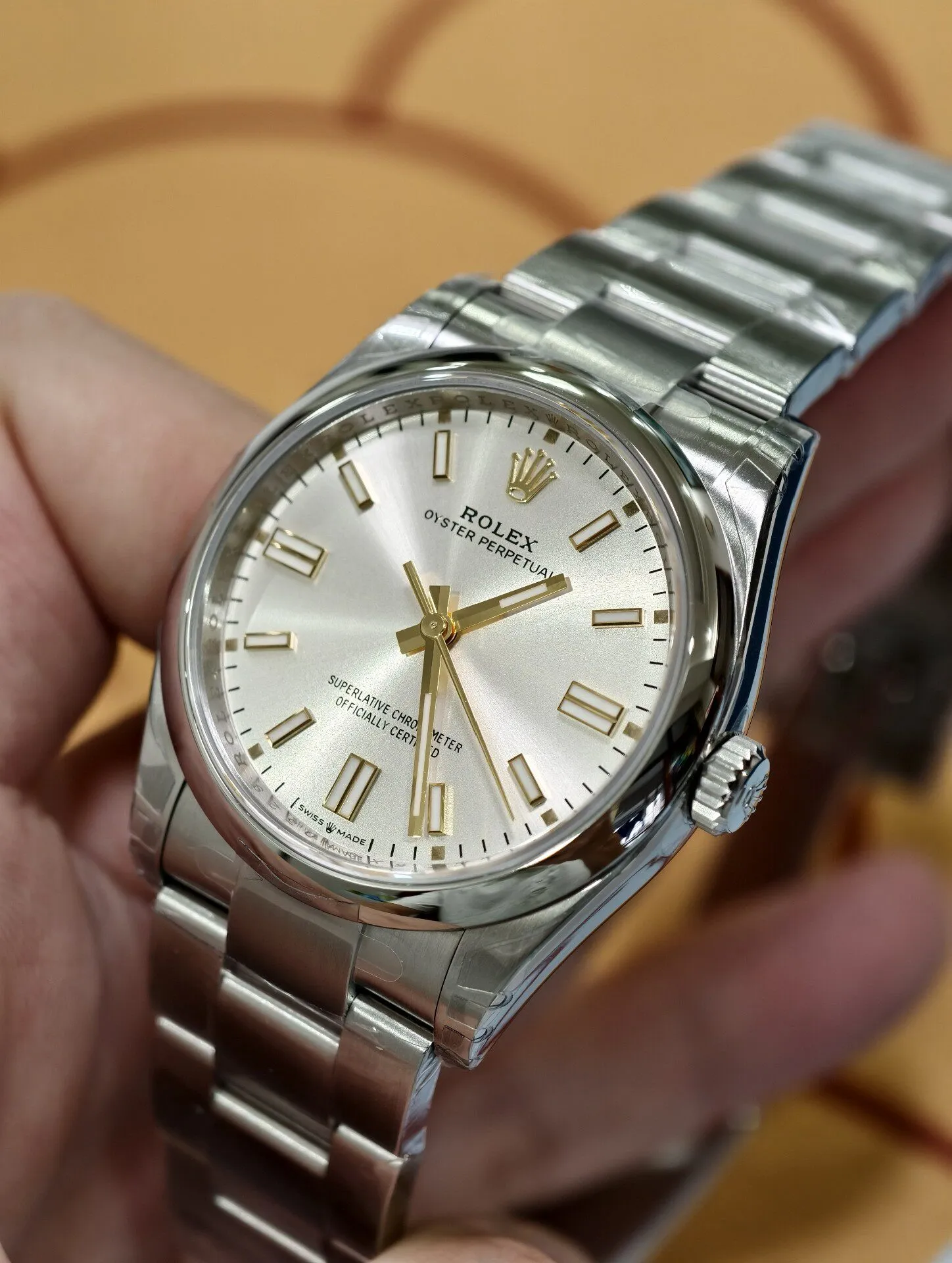 VS Factory Rolex Oyster Perpetual 36 Silver Dial Smooth Bezel Oyster Bracelet (126000) 1:1 Super Clone – DD3230 Movement - VS Factory Official photo 5
