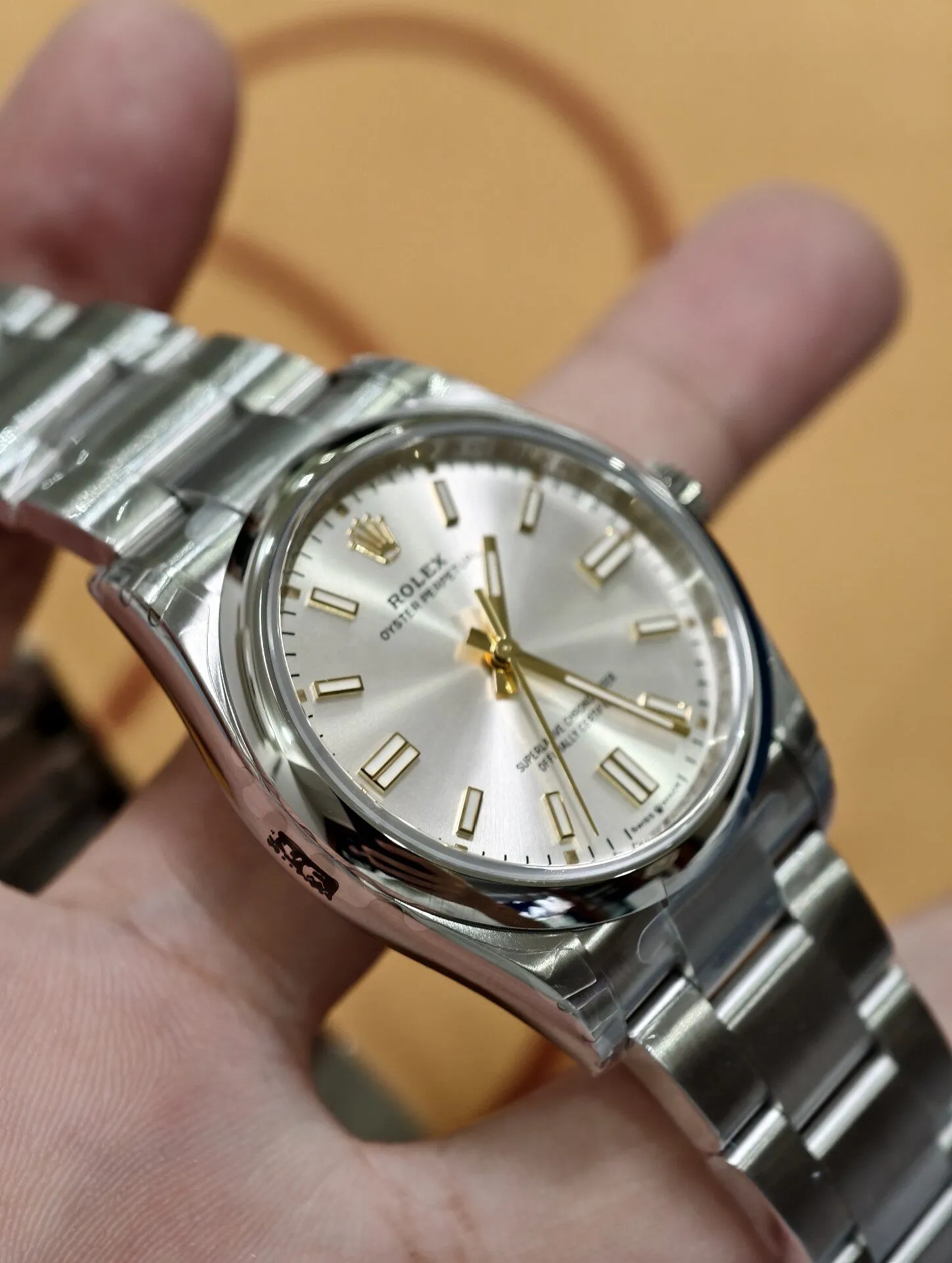 VS Factory Rolex Oyster Perpetual 36 Silver Dial Smooth Bezel Oyster Bracelet (126000) 1:1 Super Clone – DD3230 Movement - VS Factory Official photo 6