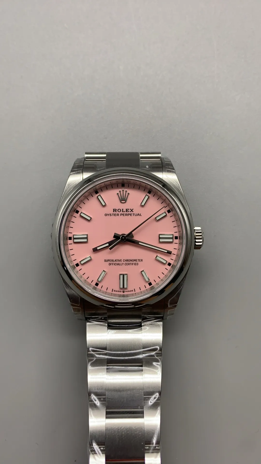 VS Factory Rolex Oyster Perpetual 36mm "Candy Pink"Dial Smooth Bezel Oyster Bracelet (126000) 1:1 Super Clone - DD3230 Movement - VS Factory Official