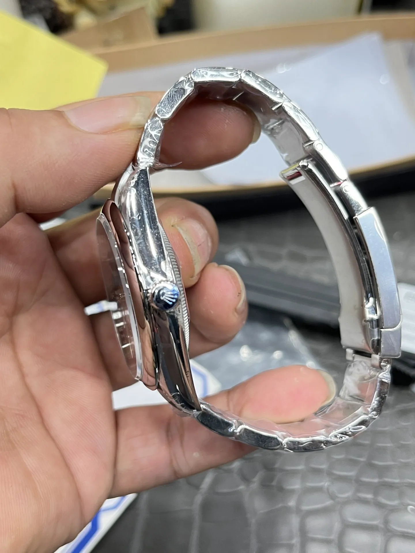 VS Factory Rolex Oyster Perpetual 36mm "Celebration Bubble" Motif Dial Smooth Bezel Oyster Bracelet (126000) 1:1 Super Clone - DD3230 Movement - VS Factory Official photo 9