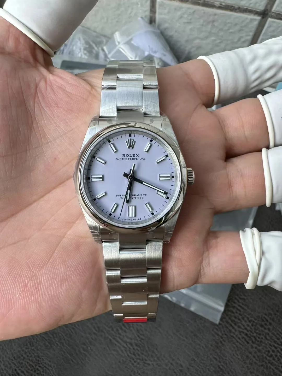 VS Factory Rolex Oyster Perpetual 36mm Lavender / Lilac Dial Smooth Bezel Oyster Bracelet (126000) 1:1 Super Clone - DD3230 Movement - VS Factory Official