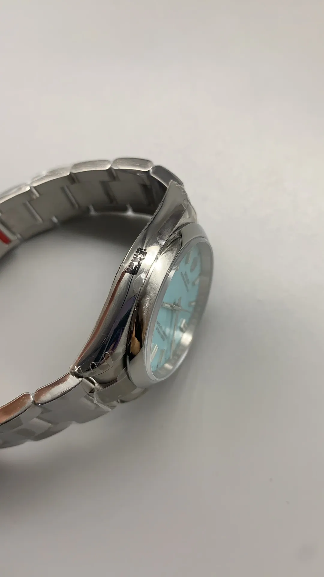VS Factory Rolex Oyster Perpetual 36mm Turquoise "Tiffany" Blue Dial Smooth Bezel Oyster Bracelet (126000) 1:1 Super Clone - DD3230 Movement - VS Factory Official photo 5