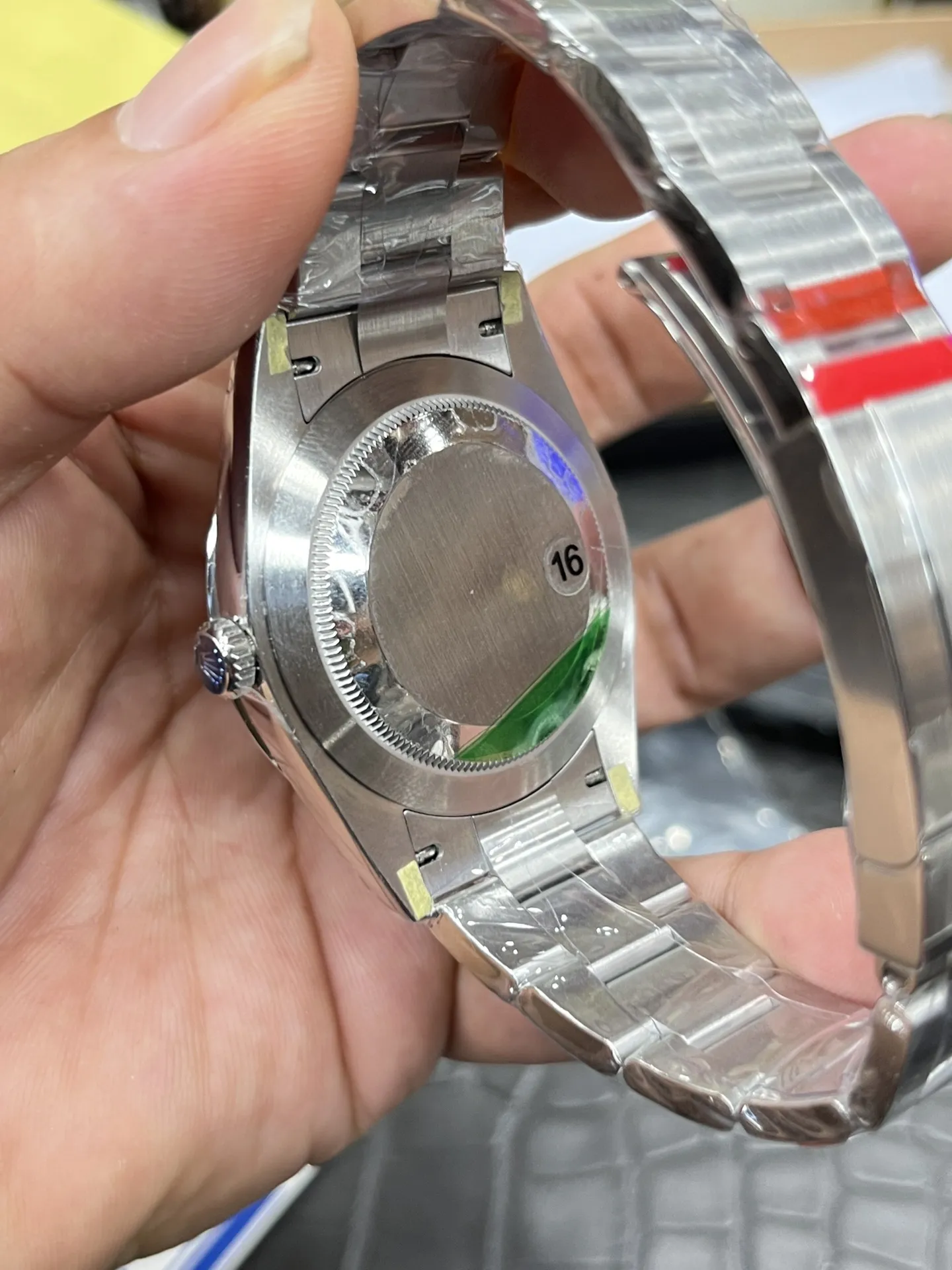 VS Factory Rolex Oyster Perpetual 41mm "Celebration Bubble" Motif Dial Smooth Bezel Oyster Bracelet (124300) 1:1 Super Clone - DD3230 Movement - VS Factory Official photo 9