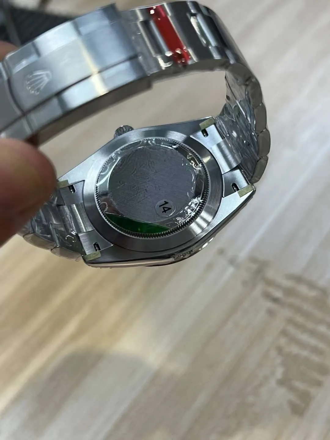 VS Factory Rolex Oyster Perpetual 41mm Turquoise "Tiffany" Blue Dial Smooth Bezel Oyster Bracelet (124300) 1:1 Super Clone - VS3230 Movement - VS Factory Official photo 5