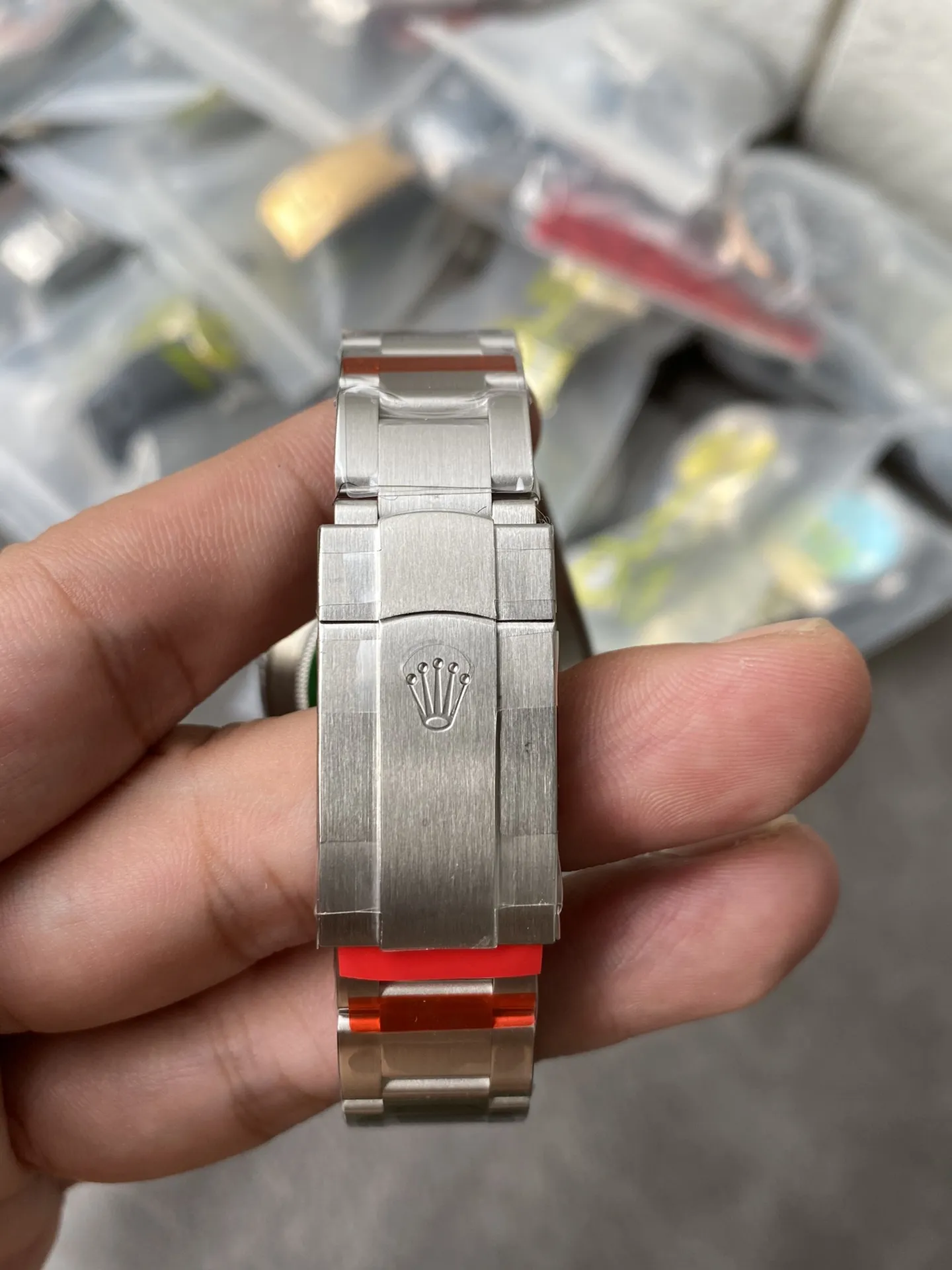 VS Factory Rolex Oyster Perpetual 41mm Yellow Dial Smooth Bezel Oyster Bracelet(124300) 1:1 Super Clone - DD3230 Movement - VS Factory Official photo 7