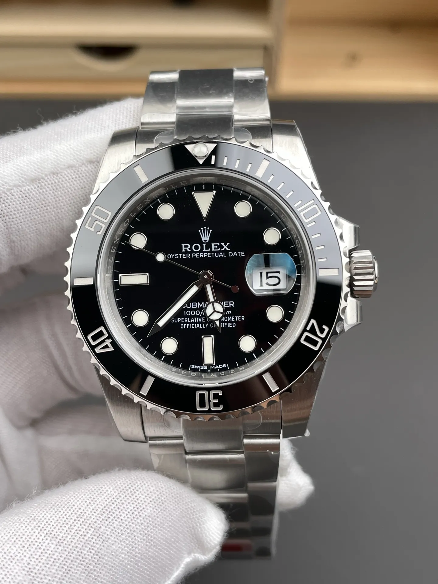 VS Factory Rolex Submariner Date "Black Submariner" 40mm (116610LN) 1:1 Super Clone - DD3135 Movement - VS Factory Official photo 2