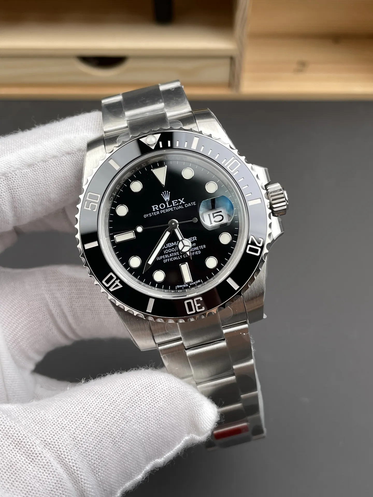VS Factory Rolex Submariner Date "Black Submariner" 40mm (116610LN) 1:1 Super Clone - DD3135 Movement - VS Factory Official photo 3