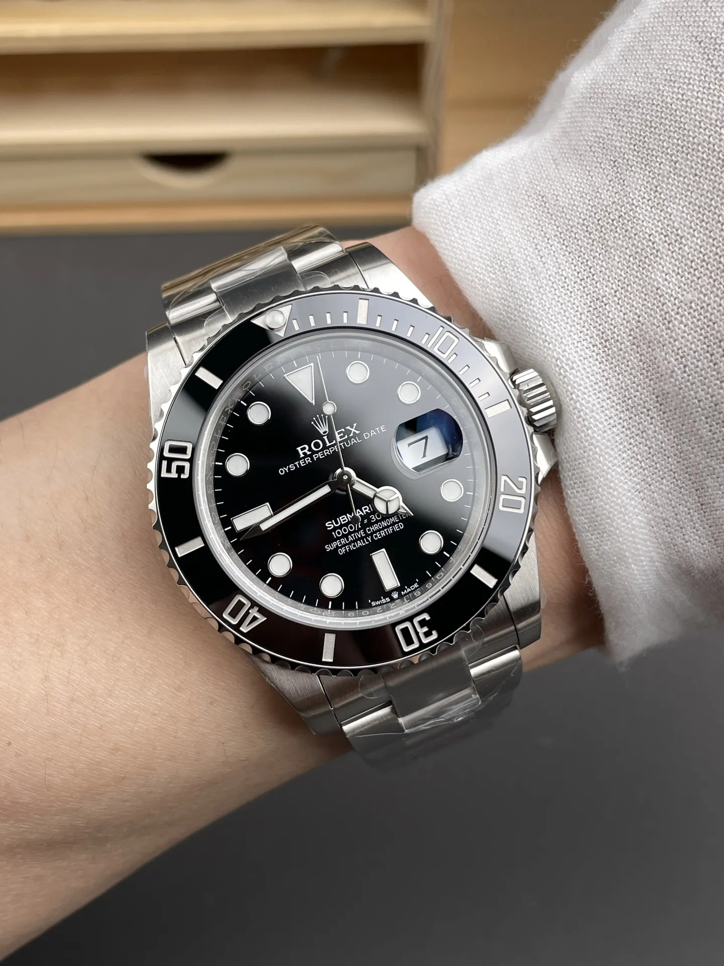 VS Factory Rolex Submariner Date "Black Submariner" 41mm (126610LN) 1:1 Super Clone - DD3235 Movement - VS Factory Official photo 4