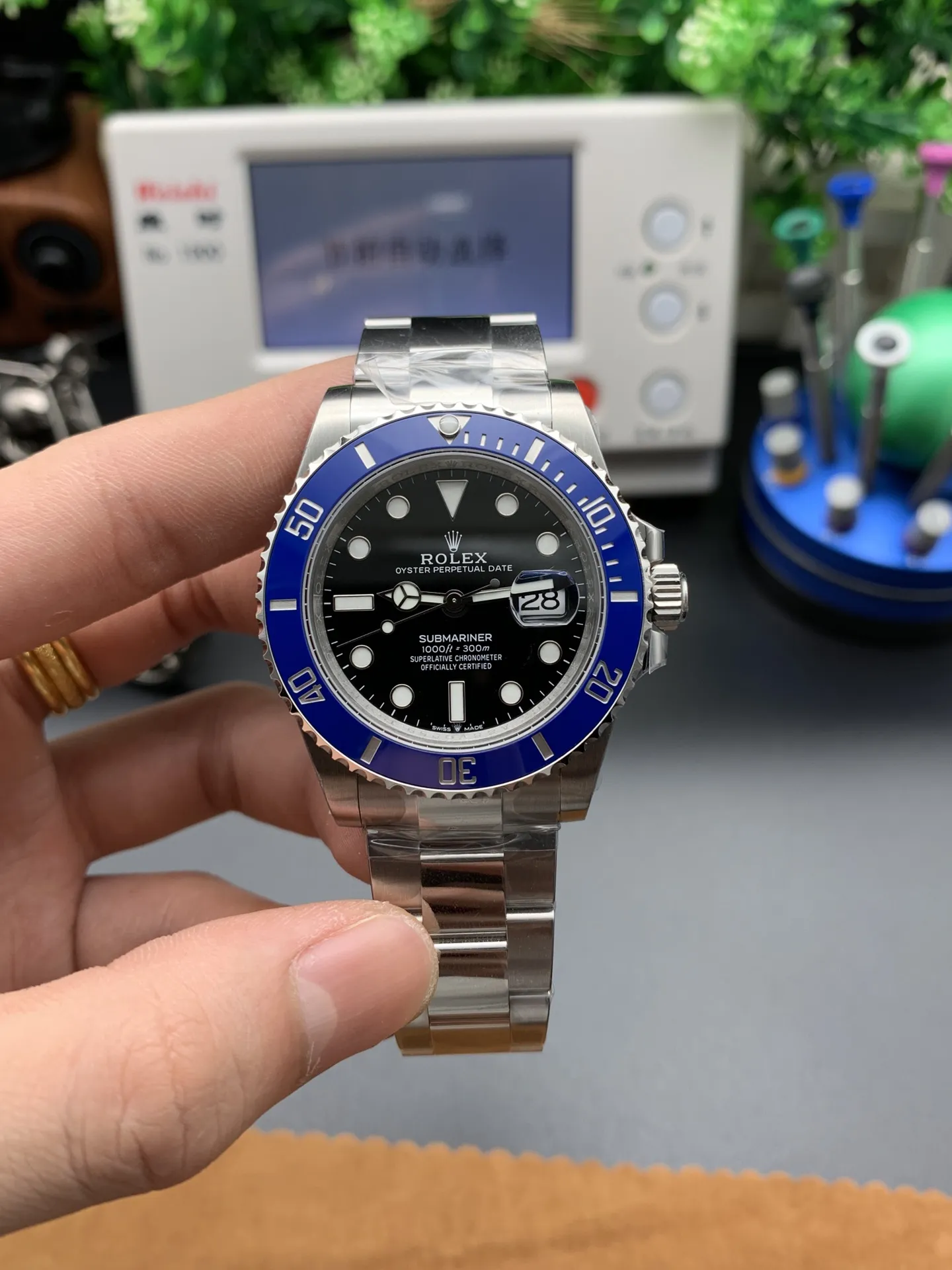 VS Factory Rolex Submariner Date "Cookie Monster" Blue Bezel 41mm (126619LB) 1:1 Super Clone - DD3235 Movement - VS Factory Official