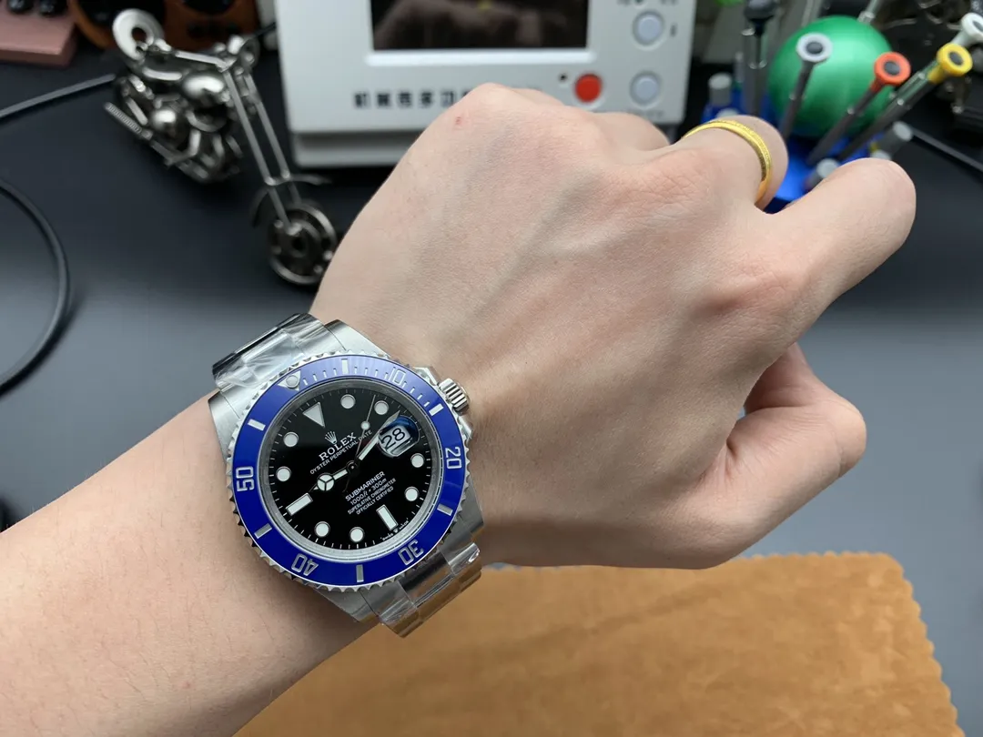 VS Factory Rolex Submariner Date "Cookie Monster" Blue Bezel 41mm (126619LB) 1:1 Super Clone - DD3235 Movement - VS Factory Official photo 5