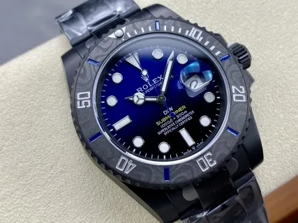 VS Factory Rolex Submariner Date "DiW Blue Gradient" PVD & Carbon Bezel 1:1 Super Clone - DD3135 Movement - VS Factory Official photo 3
