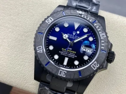 VS Factory Rolex Submariner Date "DiW Blue Gradient" PVD & Carbon Bezel 1:1 Super Clone - DD3135 Movement - VS Factory Official photo 4