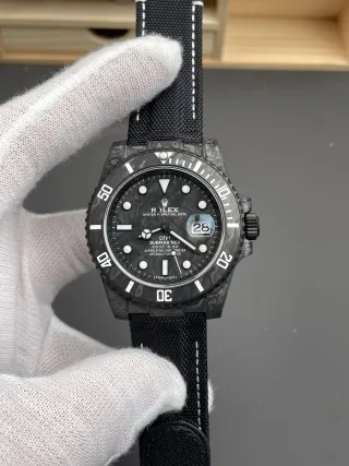 VS Factory Rolex Submariner Date "DiW Carbon Stealth" Forged Carbon Fiber (Custom Edition) 1:1 Super Clone - DD3135 Movement - VS Factory Official