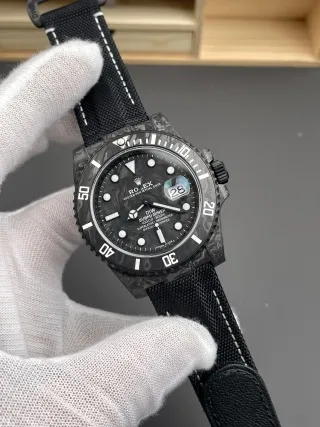 VS Factory Rolex Submariner Date "DiW Carbon Stealth" Forged Carbon Fiber (Custom Edition) 1:1 Super Clone - DD3135 Movement - VS Factory Official photo 4