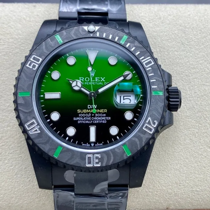 VS Factory Rolex Submariner Date "DiW Emerald" Custom Green Gradient Dial 1:1 Super Clone - DD3135 Movement - VS Factory Official photo 2