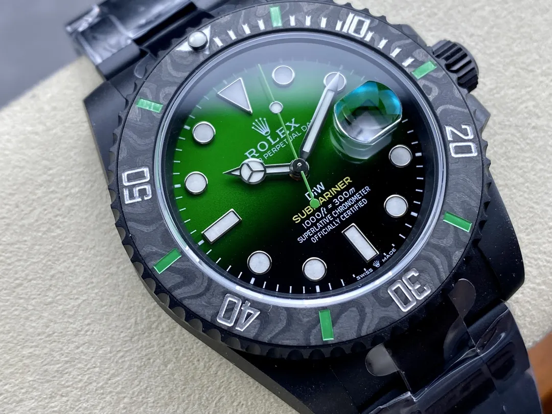 VS Factory Rolex Submariner Date "DiW Emerald" Custom Green Gradient Dial 1:1 Super Clone - DD3135 Movement - VS Factory Official photo 3