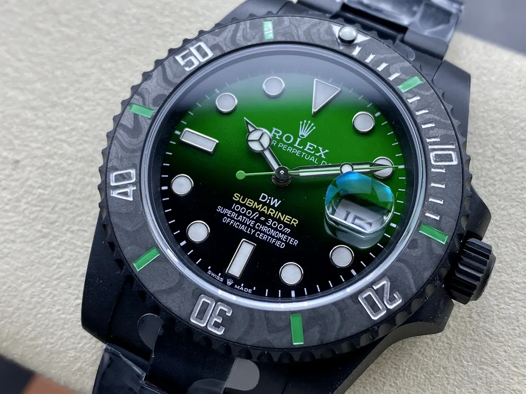 VS Factory Rolex Submariner Date "DiW Emerald" Custom Green Gradient Dial 1:1 Super Clone - DD3135 Movement - VS Factory Official photo 4
