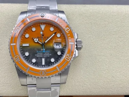 VS Factory Rolex Submariner Date "DiW Orange/Blue" Gradient Carbon Dial (Steel Edition) 1:1 Super Clone - DD3135 Movement - VS Factory Official