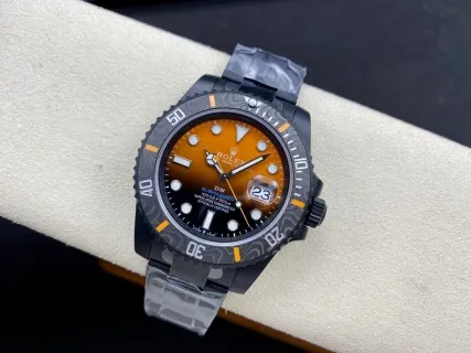 VS Factory Rolex Submariner Date "DiW Orange Gradient" PVD & Carbon Bezel 1:1 Super Clone - DD3135 Movement - VS Factory Official photo 4