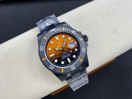 VS Factory Rolex Submariner Date "DiW Orange Gradient" PVD & Carbon Bezel 1:1 Super Clone - DD3135 Movement - VS Factory Official photo 5