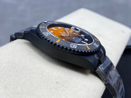 VS Factory Rolex Submariner Date "DiW Orange Gradient" PVD & Carbon Bezel 1:1 Super Clone - DD3135 Movement - VS Factory Official photo 6