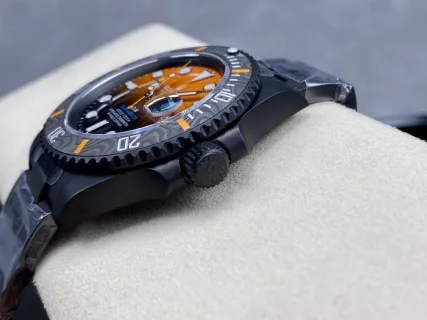 VS Factory Rolex Submariner Date "DiW Orange Gradient" PVD & Carbon Bezel 1:1 Super Clone - DD3135 Movement - VS Factory Official photo 7