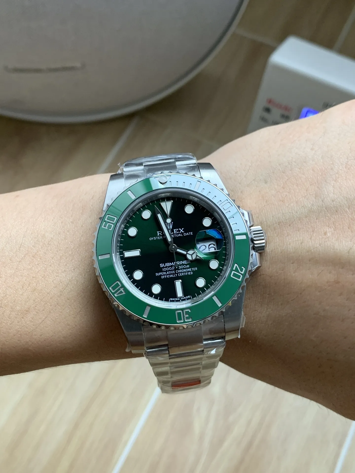 VS Factory Rolex Submariner Date "Hulk" Green 40mm (116610LV) 1:1 Super Clone - DD3135 Movement - VS Factory Official photo 5