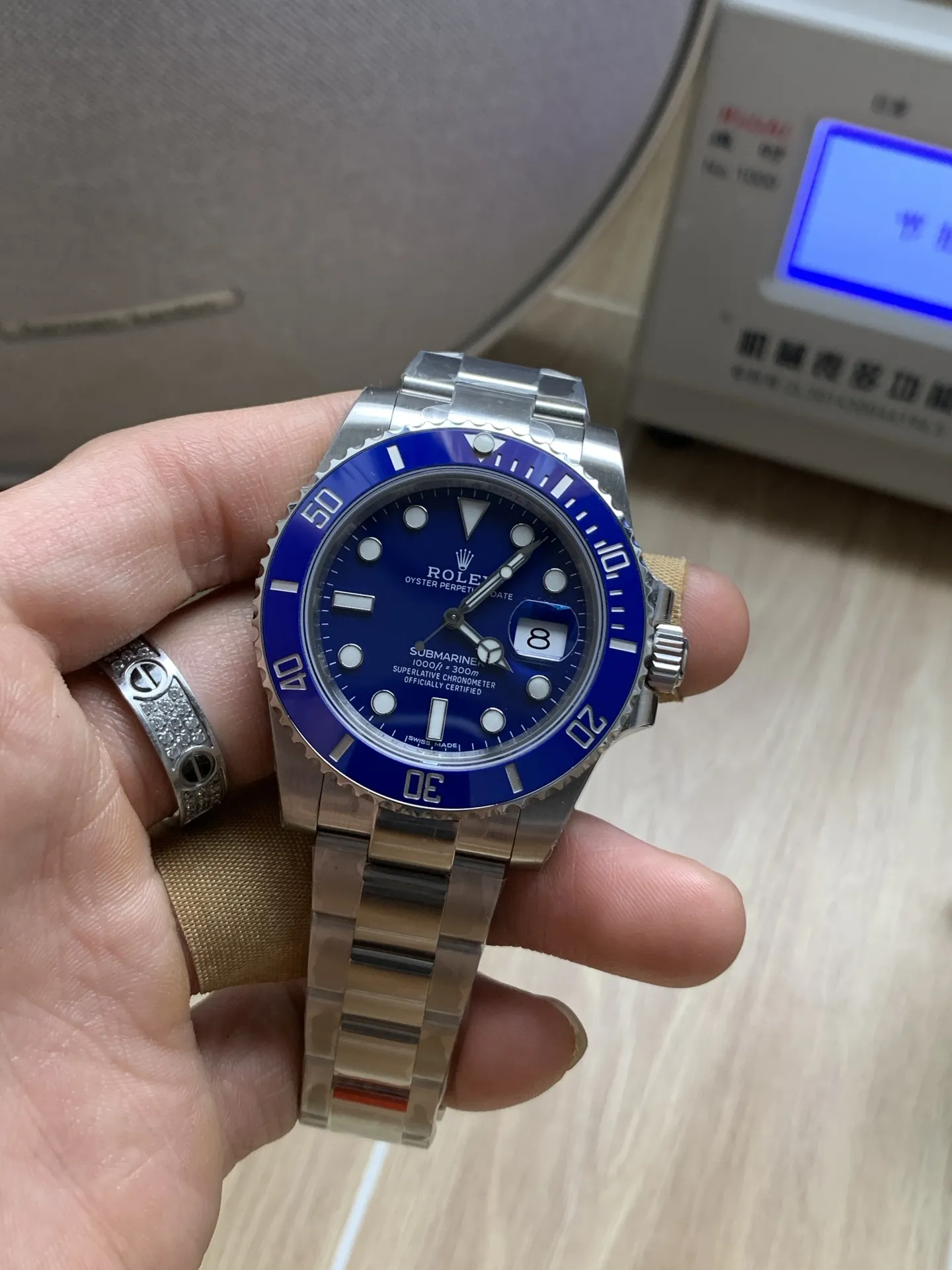 VS Factory Rolex Submariner Date "Smurf" Blue 40mm (116619LB) 1:1 Super Clone - DD3135 Movement - VS Factory Official photo 3
