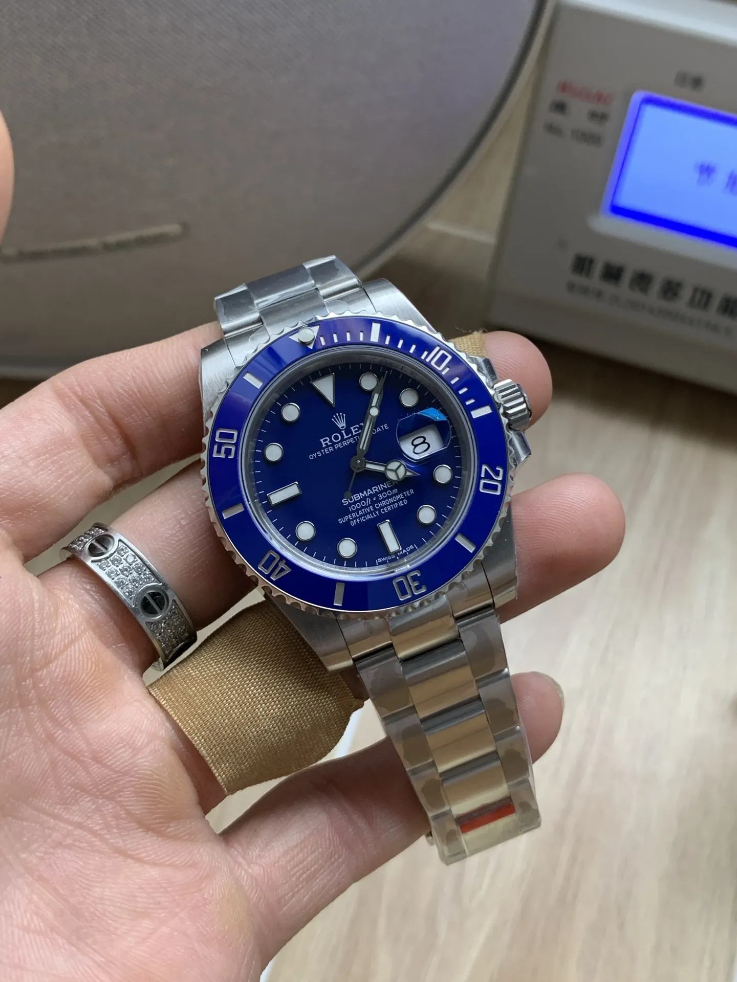 VS Factory Rolex Submariner Date "Smurf" Blue 40mm (116619LB) 1:1 Super Clone - DD3135 Movement - VS Factory Official photo 4