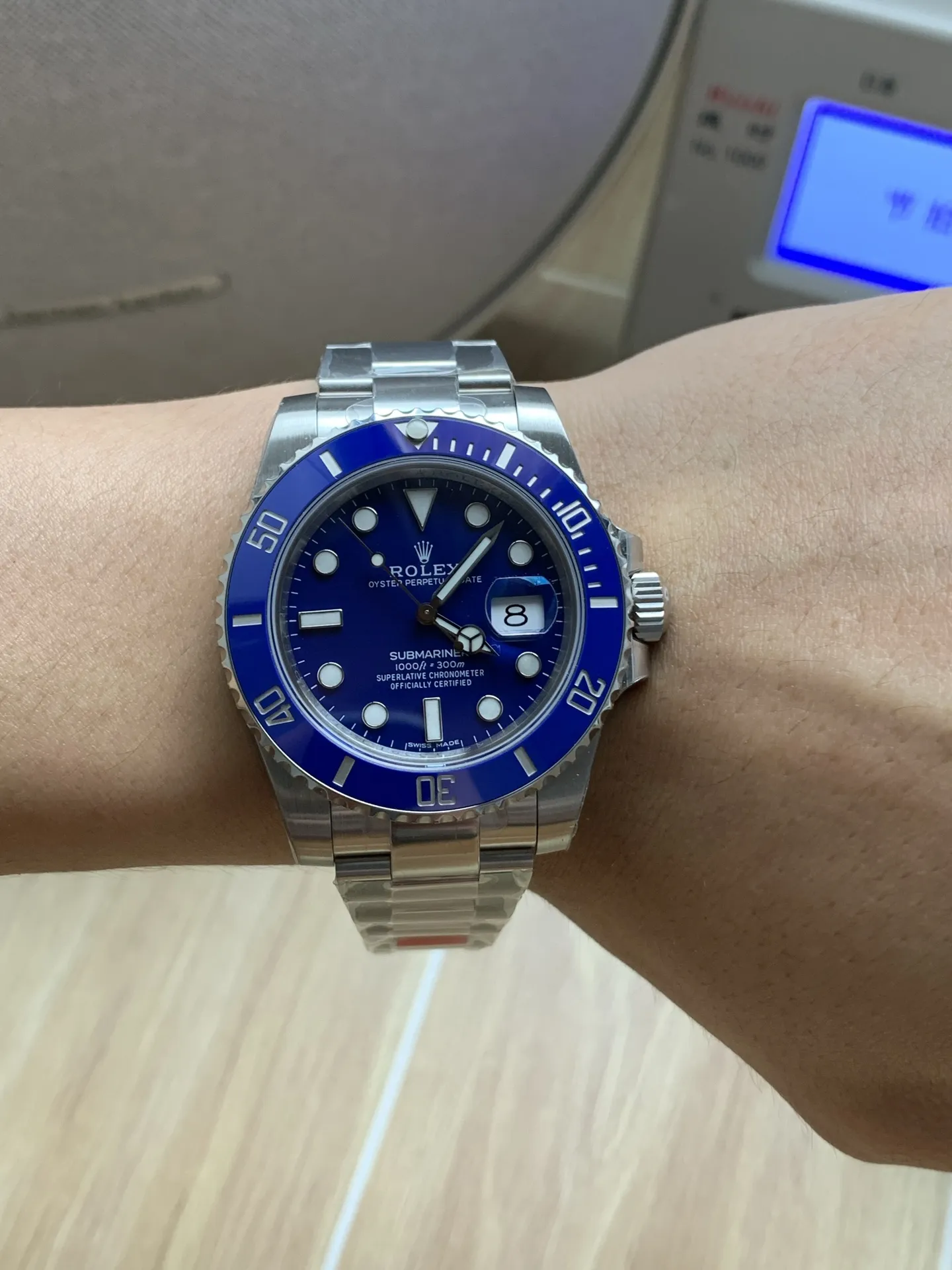 VS Factory Rolex Submariner Date "Smurf" Blue 40mm (116619LB) 1:1 Super Clone - DD3135 Movement - VS Factory Official photo 5