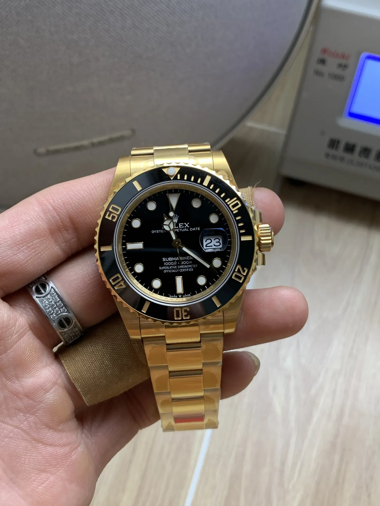 VS Factory Rolex Submariner Date "Solid Gold Black" 41mm (126618LN) 1:1 Super Clone - DD3235 Movement - VS Factory Official