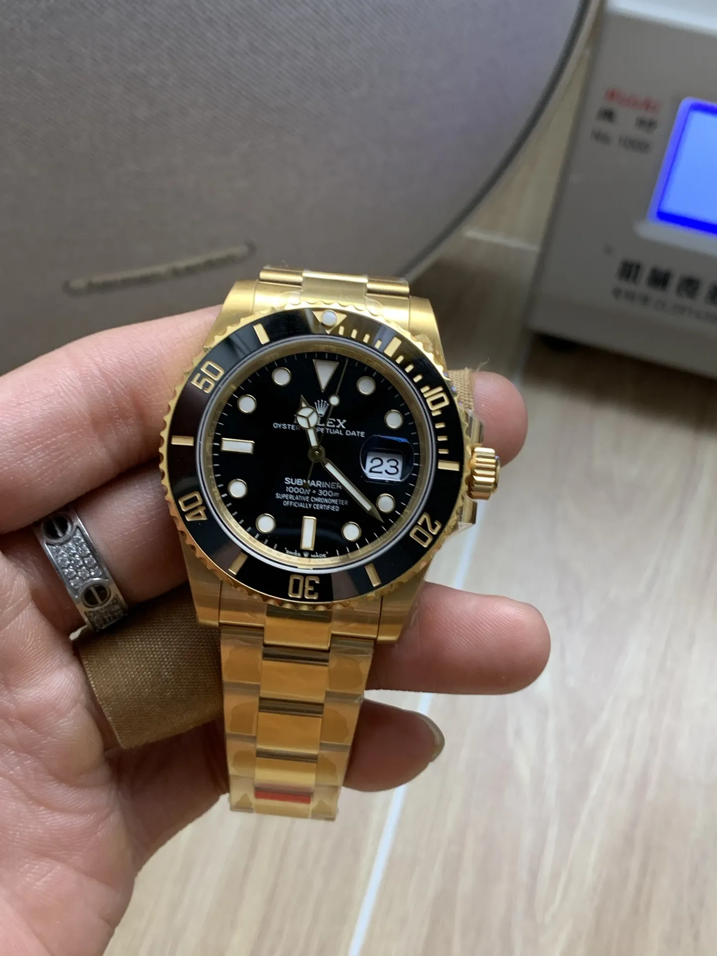 VS Factory Rolex Submariner Date "Solid Gold Black" 41mm (126618LN) 1:1 Super Clone - DD3235 Movement - VS Factory Official photo 3