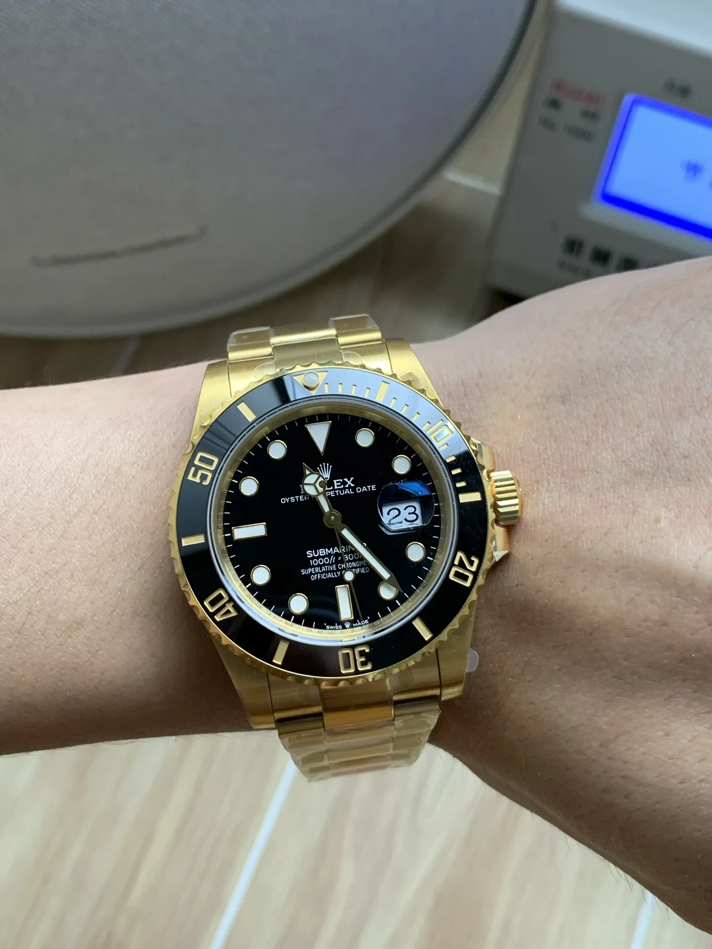VS Factory Rolex Submariner Date "Solid Gold Black" 41mm (126618LN) 1:1 Super Clone - DD3235 Movement - VS Factory Official photo 6