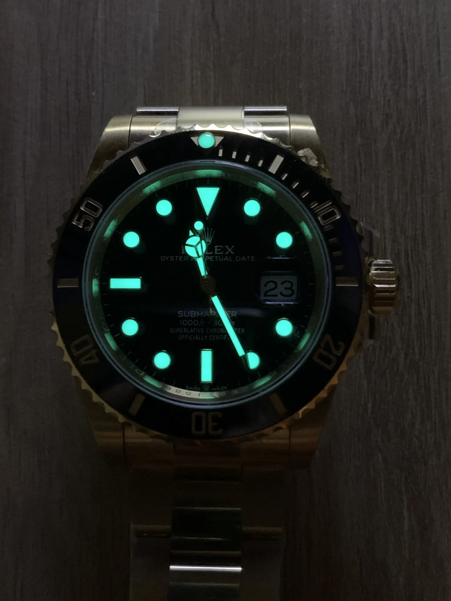 VS Factory Rolex Submariner Date "Solid Gold Black" 41mm (126618LN) 1:1 Super Clone - DD3235 Movement - VS Factory Official photo 9